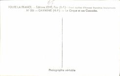 MODERN CARD Gavarnie the Circus and cascades