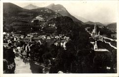MODERN CARD Heavy Panoramic View on the martyrdom and the basilica