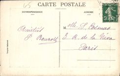 VINTAGE POSTCARD Heavy the tower of the Strong Castle