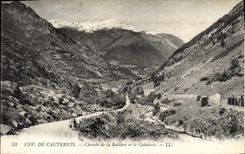 CPA Environs de Cauterets Chemin de la Raillere et le Cabaliros
