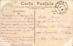 VINTAGE POSTCARD Saint Par Les Bains of Sea has High tide