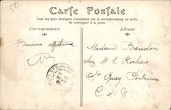 CPA Granville Vue Generale Prise de la Jetee du Phare Bateaux