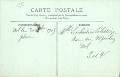 VINTAGE POSTCARD Mont Saint Michel Close Dirty of the Strikes Shepherd Sheep