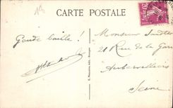 VINTAGE POSTCARD Marselles Aubigny Castle of Aubigny