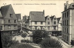 La POSTAL Bourges de la VENDIMIA coloca las casas décimotercero de Gordaine y de Mirebeau Vielles