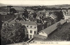 VINTAGE POSTCARD Belfort Panorama Taken of the Lion