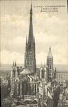 CPA Rouen Cathedrale Abside et la fleche 