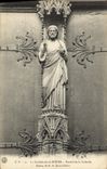 CPA Rouen Cathedrale Portail de la Calende statue de NS Jesus Christ