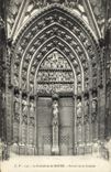 VINTAGE POSTCARD Rouen Cathedral Gate of the Calend