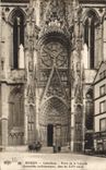 VINTAGE POSTCARD Rouen Cathedrale Carries ecclesiastical Assembled Calend