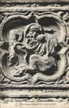 CPA Rouen Cathedrale Portail des Libraires Medaillons Personnage encapuchonne sans caractere