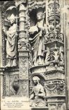 CPA Rouen Cathedrale Fragment du tombeau des cardinaux d'Amboise Statues d'eveques