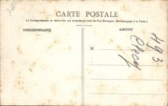 Fragmento de la catedral de Ruán de la POSTAL de la VENDIMIA de la tumba de los cardenales de las estatuas de Amboise de obispos