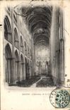 CPA Rouen Interieur de la Cathedrale