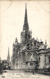 VINTAGE POSTCARD Rouen Street Eugene Dutuit Church St Maclou