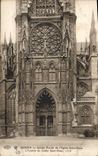 VINTAGE POSTCARD Rouen Old Holy Gate of the Church Ouen