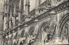 CPA Rouen L'Eglise Saint Ouen Gargouilles