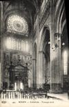 VINTAGE POSTCARD Rouen Northern Cathedral Transept