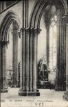 VINTAGE POSTCARD Rouen Cathedral Pillars and Vaults