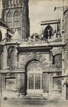 VINTAGE POSTCARD Rouen Cathedrale Old Archbishop's palace Carries Main staircase