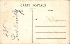 VINTAGE POSTCARD Cathedral of Rouen Detail of the colonnades