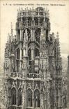 VINTAGE POSTCARD Cathedral of Rouen Turn of Butter Details of the top