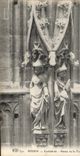 CPA Rouen Cathedrale Statue de la tour de beurre