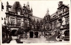 Corte de Fecamp de la POSTAL de la VENDIMIA del benedictino