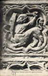 CPA Rouen Cathedrale Portail des Libraires Medaillons Centaure arme d'un glaive et bouclier 