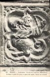 CPA Rouen Cathedrale Portail des Libraires Medaillons Centaure pieds de porc queue de reptile Arbalete Cochon Crocodile