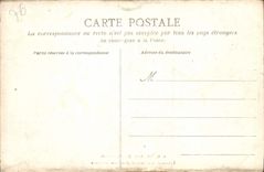 VINTAGE POSTCARD Rouen Cathedral Interior of the old cloister Court of albane