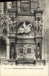 VINTAGE POSTCARD the Cathedral of Rouen Tomb of Louis de Breze