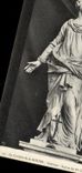 CPA La Cathedrale de Rouen Interieur Statue de Ste Cecile par Clodion