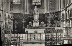 VINTAGE POSTCARD Rouen Cathedral Vault of Blessed Sacrament