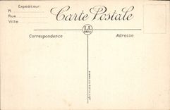 VINTAGE POSTCARD Dead Aigues Places Saint Louis Church Notre Dame of Fine sands and bronze statue of Saint louis