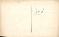 VINTAGE POSTCARD Beaucaire Panorama of the Suspended bridge on the Rhone