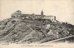 VINTAGE POSTCARD Notre Dame of Rochefort Overall picture of the Sanctuary