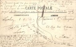 VINTAGE POSTCARD Luchon Passage of Picade Seen on the peak of the Mine