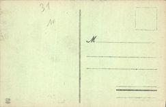 VINTAGE POSTCARD Luchon Entered of the Park of the Casino