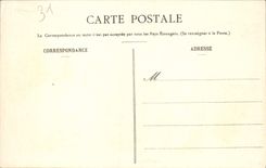 VINTAGE POSTCARD Luchon View Taken of the Thatched cottage