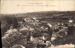 VINTAGE POSTCARD Dirtied Of Salat View taken of the Castle