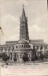 CPA Toulouse Asside de la Basilique Saint Sernin 