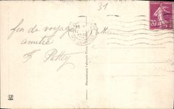 VINTAGE POSTCARD Toulouse Holy Bell-tower Of the Basilica Sernin and carries Miegeville