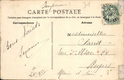 POSTAL Toulouse de la VENDIMIA el puente santo Cipriano tomado del prado de los filtros