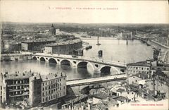 CPA Toulouse Vue Generale Sur La Garonne