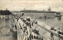 VINTAGE POSTCARD Toulouse the Neut Bridge and the Hotel God