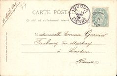 VINTAGE POSTCARD Fontainebleau House Henri IV