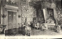 CPA Fontainebleau Le Palais La Chambre de Marie Antoinette
