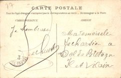 VINTAGE POSTCARD Palate of Fontainebleau Pond of carps and house of the emperor