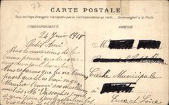 VINTAGE POSTCARD Drill of Fontainebleau Jupiter Tree